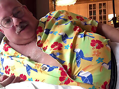 Old Fat Coach, Masculine Chub Bear Cums Big