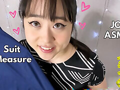 Got Measured for a Suit & Cum on her Ass -ASMR JOI