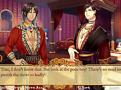 The Arab subordinate in the arms of the wicked sultan!!