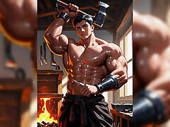 Sexy Gay Iron Workers Ai Slideshow