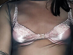 سکسی, ساتن و توری سوتین و لباس سیاه و سفید خالص