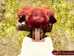 Gravelyn Rule34 3D juggs besar besaran Animation in Village - POV No Hands Blowjob, Wall Irrumatio & Deepthroat Facial Cumshot!