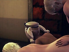 Genshin Impact Hentai - Barbara suck on car - Japanese Asian Manga Anime Game Porn