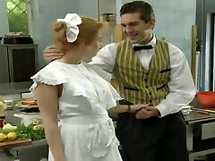 Cute Domestic Worker with Beautiful Boobs Is Seduced by Butler