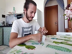 giardiniere italiano... tettona lo paga in natura con una spagnola dialoghi italiano