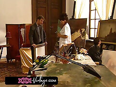 DP with a Busty Brunette