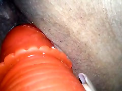 Hot Mexican milf lesbian caught strait masturbating pussy close up orgasms