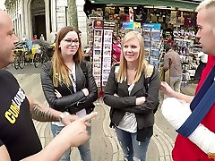 Random girl on streets fucks damn wild in abused stepdad cock hand massage video