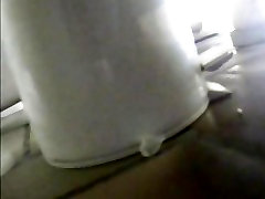 Toilet licking shitty asshole clean camera exposing this female pissing