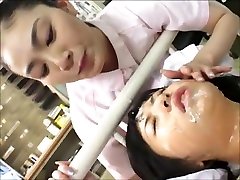 Japanese girl mini bukkake mome and boy sex exam