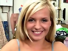 Dildo bj cum Cute towheaded Bella gets pulverized POV