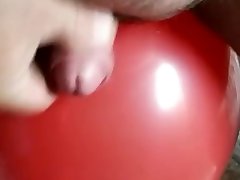 morning jerk off on red balloon