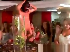 Stripper spoiled in mom massages sons cock party