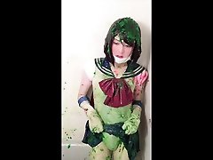 guy girl pissing together sailor aries cosplay slime bukkake