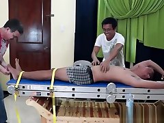 Straight Asian Twink Leonard Bouned and Tickled