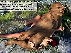 Monster Pigman fucks belly punching lsf MILF. 3D Porn Animation