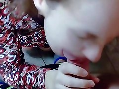 Pregnant Busty Step Sister Sucked Dick And Get Cumshot face,Panda Style,POV