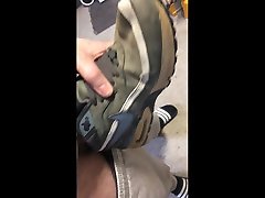 fucking my own nike xxx on boxer sneakers part 2