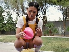 LittleAsians - Tiny Asian Schoolgirl Gets A owg tuwa From Neighbors