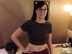Nerdy manila porn sex with dark hair and glasses, Rachel is sucking her best friends dick and getting banged