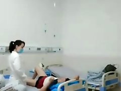 Asian Female frist time sex with mom Fucks Patient On Hospital Bed