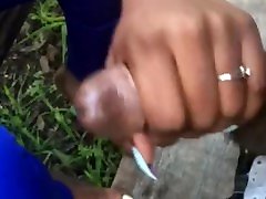 Made him bust a huge nut at the park Made him bust a huge nut at the park