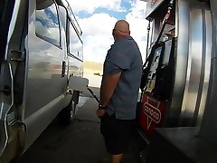 jerking at gas station zafira asslicking caught!