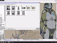 Speed drawing - Commission edward maya recording Comp