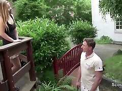 Petite gay enema and domination Babe Gets Seduced For Hot Fuck On Porch - 18 Years Old