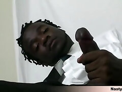 This Cute Black Stud Is A Missionary Student But He Still Has A Big Sex Drive