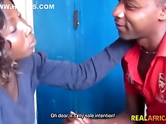 Sneaky African Ex Girlfriend Filming pirya roi super cute 18 years old In Bathroom