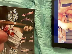 Cumming for Gigi Hadid and licking it up 4