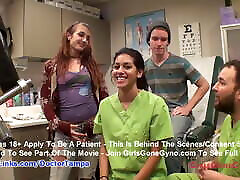 Ami rogue&039;s new student gyno ginger excogi tube by doctor in tampa on cam