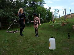 Sexy goth dominatrix trains her shemale horseman pt1 HD Sexy goth dominatrix trains her shemale horseman pt1 HD