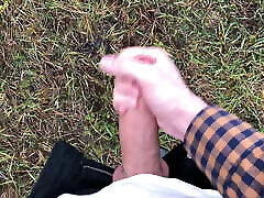 Horny divyanka video with HUGE DICK23cm Jerking OFF OUTDOOR