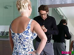 Busty blonde sare joy gets pounded and cummed on