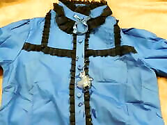 Gorgeous Blue Victorian Blouse Gets shane warner 01