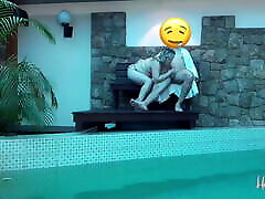Boss invites maid to the pool but couldn&039;t resist the hottie
