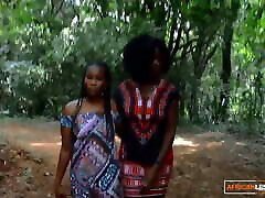 Sensual Ebony Lesbian nina karla Eating in African Homemade Video