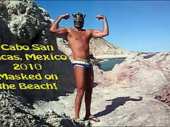 Wrestler Mask Cabo Beach Jerk Off Wrestler Mask Cabo Beach Jerk Off