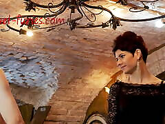 Harsh Brunette Mistress is Humiliating the Guy