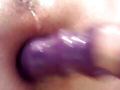 Closeup anal penetration