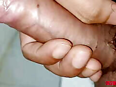 Handjob by me thinking of my gf ass