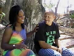 Slut takes a dick deep in public