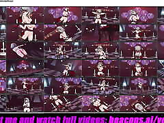 کامل, برهنه, زیبا و دلفریب, نونونوجوان, رقص, نشان دادن 3D هنتای